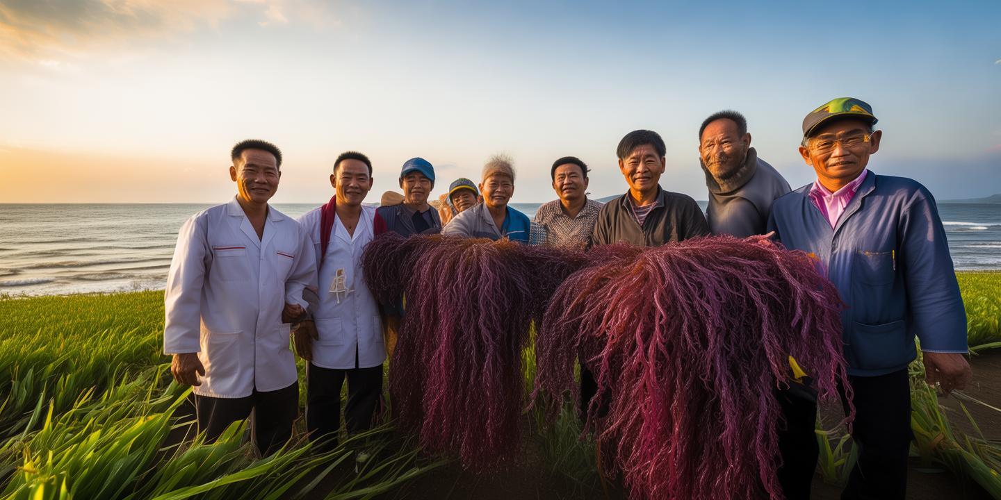 揭阳惠来:紫菜养殖户携手科研机构,培育出富硒新品种助力乡村振兴