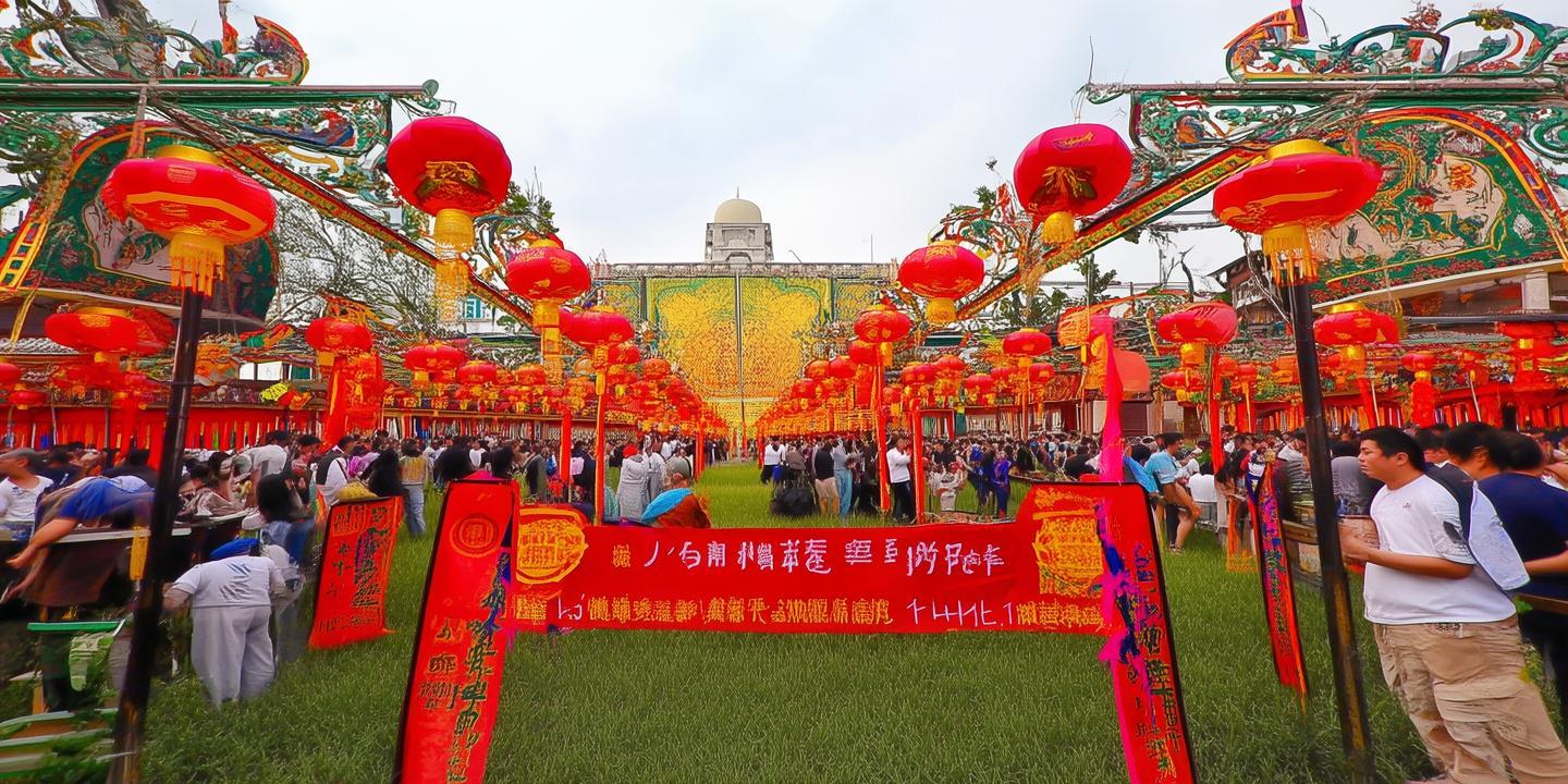 普宁市百二坵田景区道教文化周盛大启幕,道家养生餐预订需提前半月